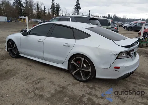 2014 Audi Rs 7 4.0T Prestige z USA, uszkodzony, nr VIN WUAW2AFC1EN904920